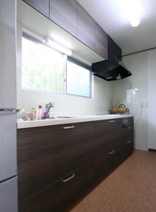 大容量収納 キッチンリフォーム