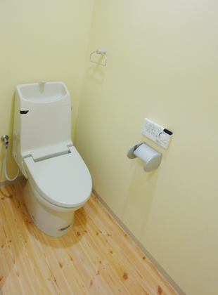 フローリング調クッションフロア トイレリフォーム