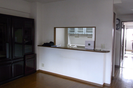 I型対面キッチンリフォーム マンション