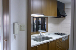 対面キッチン 照明 京都市南区