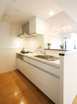 キッチンリフォーム マンション 対面キッチン