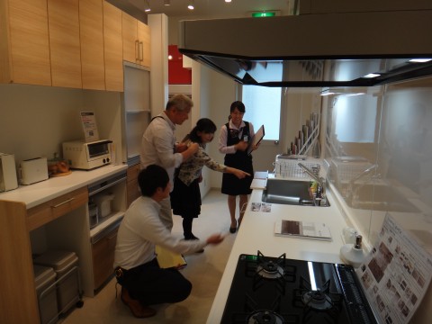 ショールーム打ち合わせ　仕様決め