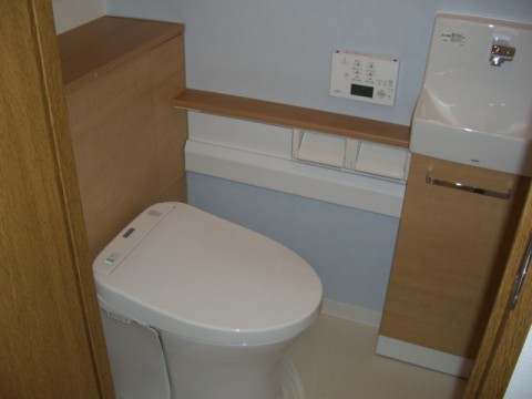 滋賀草津 タンクレストイレリフォーム