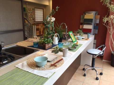 夏　　リフォーム　京都　西院　自然素材　珪藻土